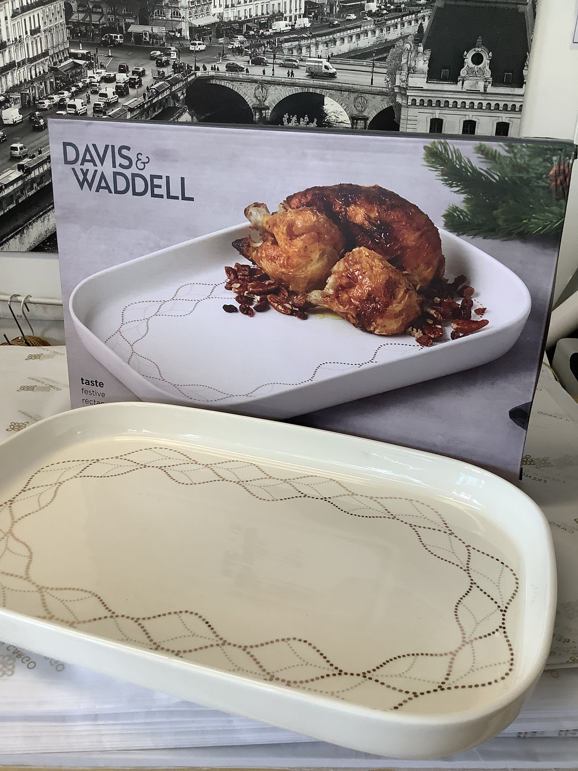 Davis & Waddell - Festive Rectangular Platter