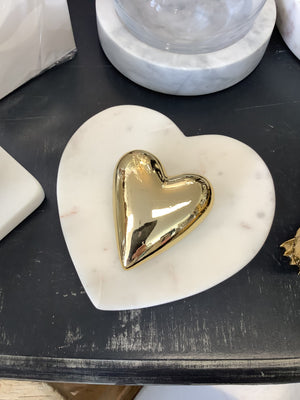 Ornamental Metallic Heart - Multicolour