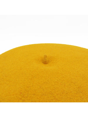 Classic Mustard French Beret - Made in France