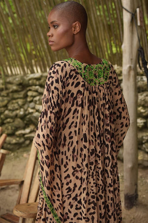 Miss June Paris - Lourdes Kaftan - Green