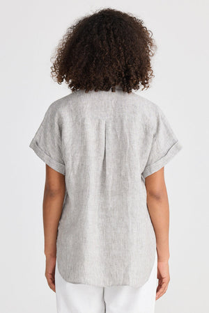Dune Shirt - Charcoal Fleck