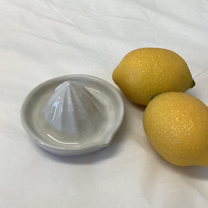 White Ceramic Lemon Squeezer