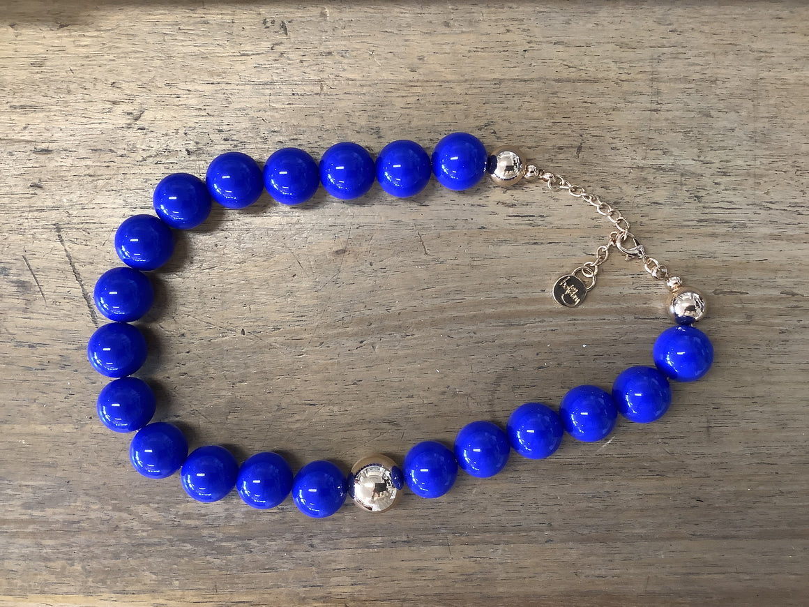 Milano Necklace - Cobalt