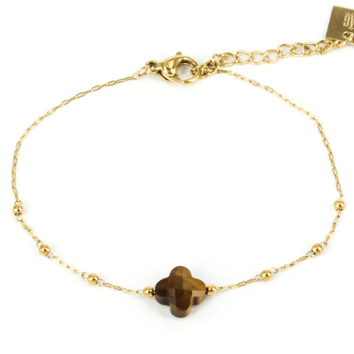 Zag Bijoux Velasquez Bracelet - Gold and Tigers Eye