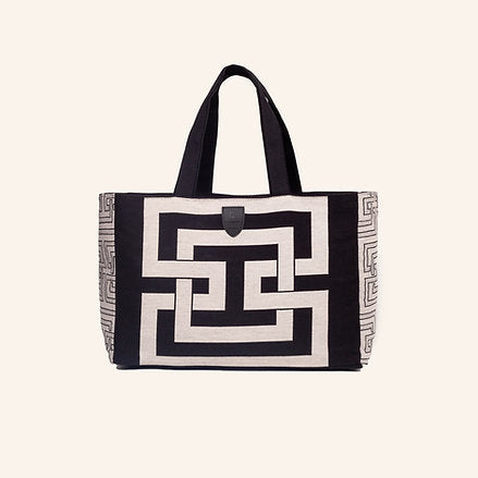 Antistrophe Bag - Beige/Black