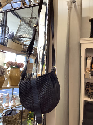 Hideaway Black Leather Bag