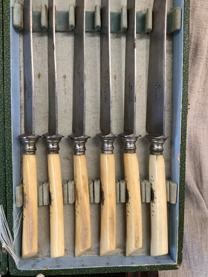 Antique Set of French Knives