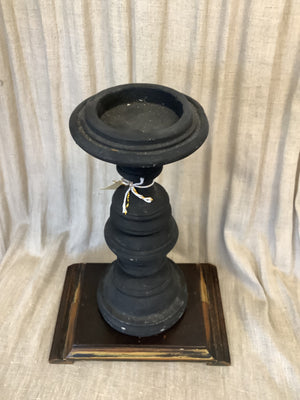 Vintage Black Candleholder