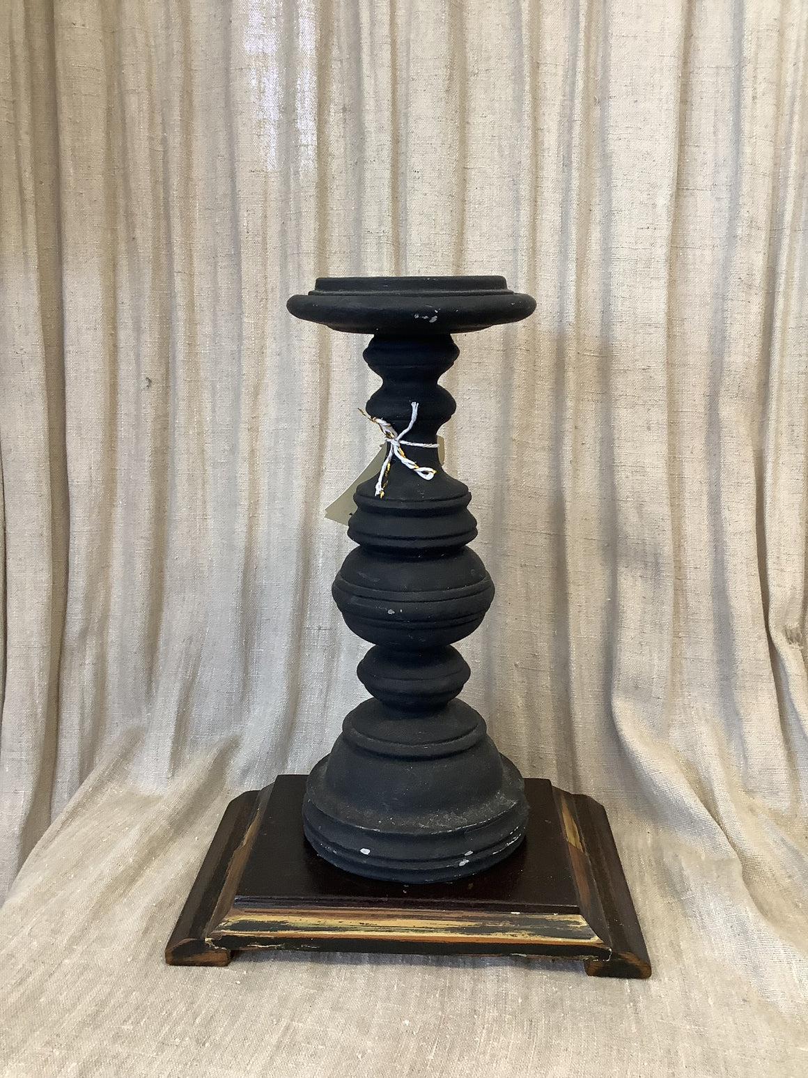 Vintage Black Candleholder