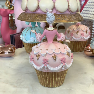 Marie Antoinette Ceramic Cupcake Trinket box