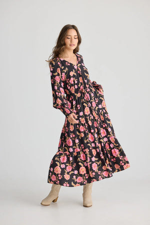 Symphony Midi Dress - Lola Floral