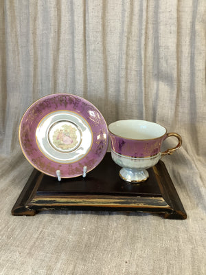 Vintage Porcelain Tea Cup & Saucer Set