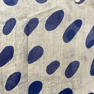 Dotty Scarf - Tan/Blue/Coral