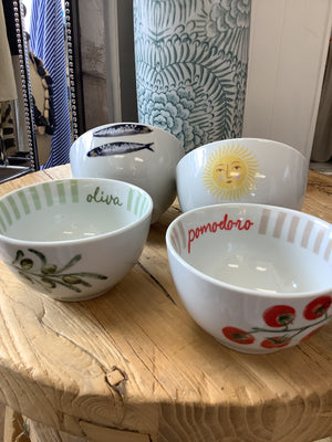 Sicily Ceramic Serving Bowls