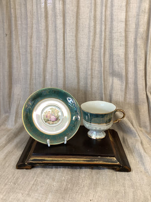Antique Porcelain Tea Cup & Saucer Set