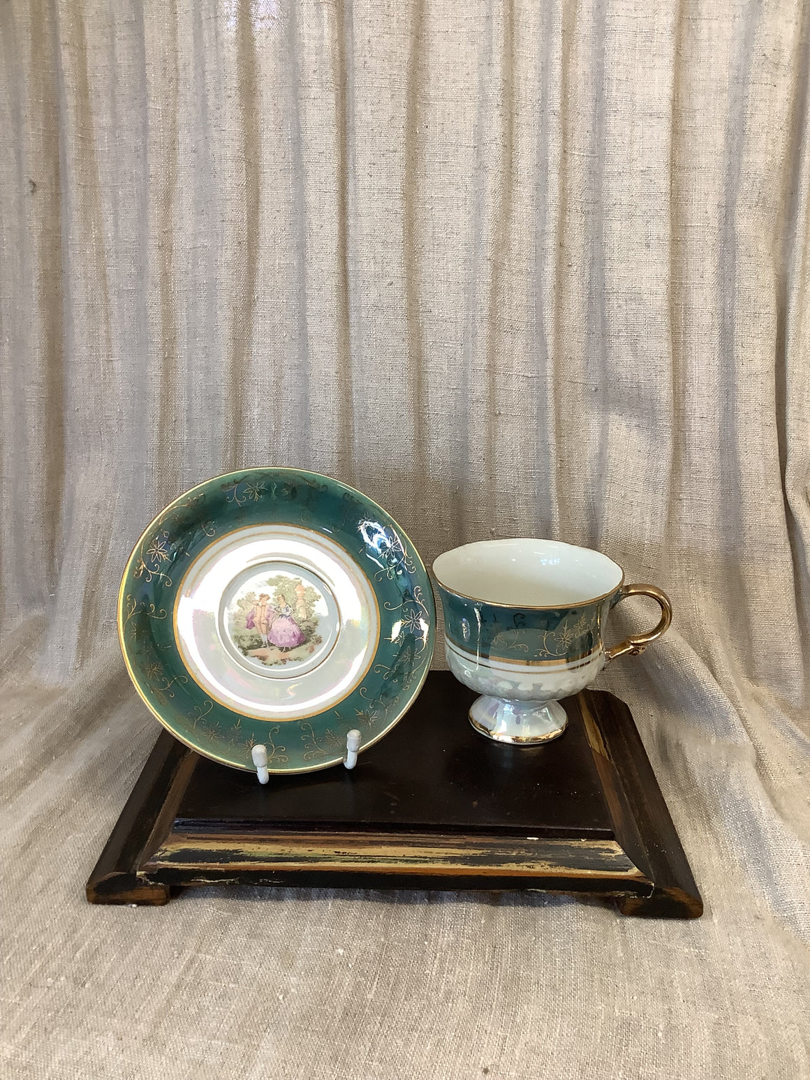 Antique Porcelain Tea Cup & Saucer Set
