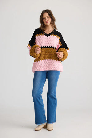 Airlie Knit - Licorice Stripe