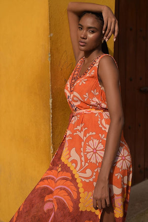 Miss June Paris - Fernanda Dress - Orange