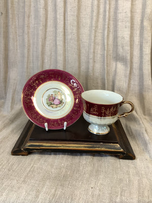 Vintage Porcelain Tea Cup & Saucer Set