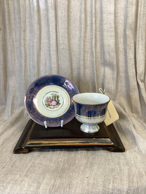 Vintage Porcelain Tea Cup & Saucer Set