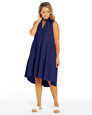 Libby Dress - Navy