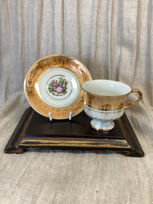 Vintage Porcelain Tea Cup & Saucer Set