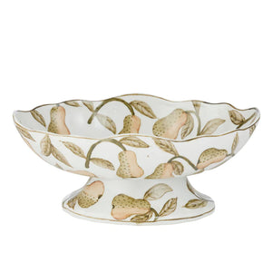 Bartlett Ceramic Footed Pear Bowl
