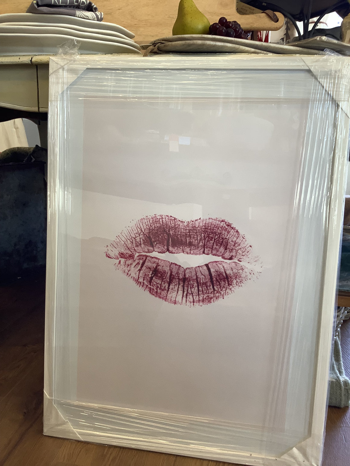 Bisou Large Framed Print