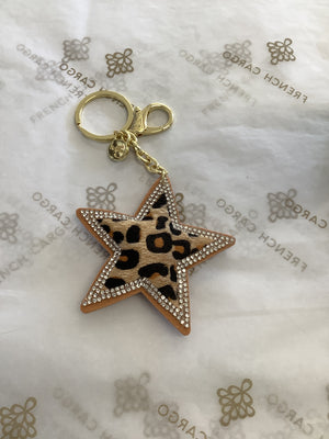 Leopard Star Keyring