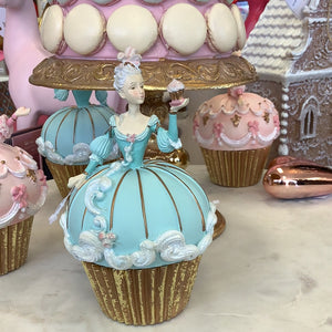 Marie Antoinette Ceramic Cupcake Trinket box