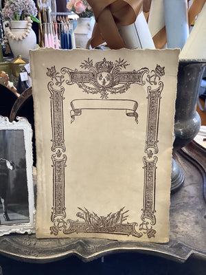 French hand made paper