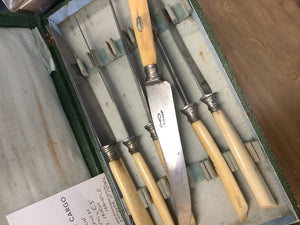 Antique Set of French Knives