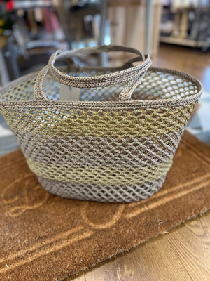 Daydream Basket - Natural with Gold Metallic