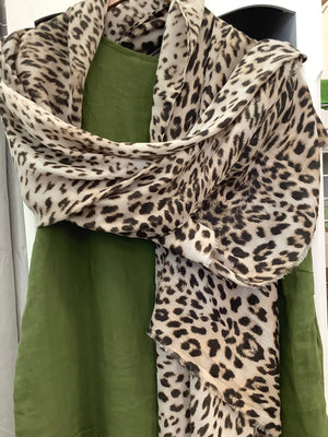 Leopard Print Scarf