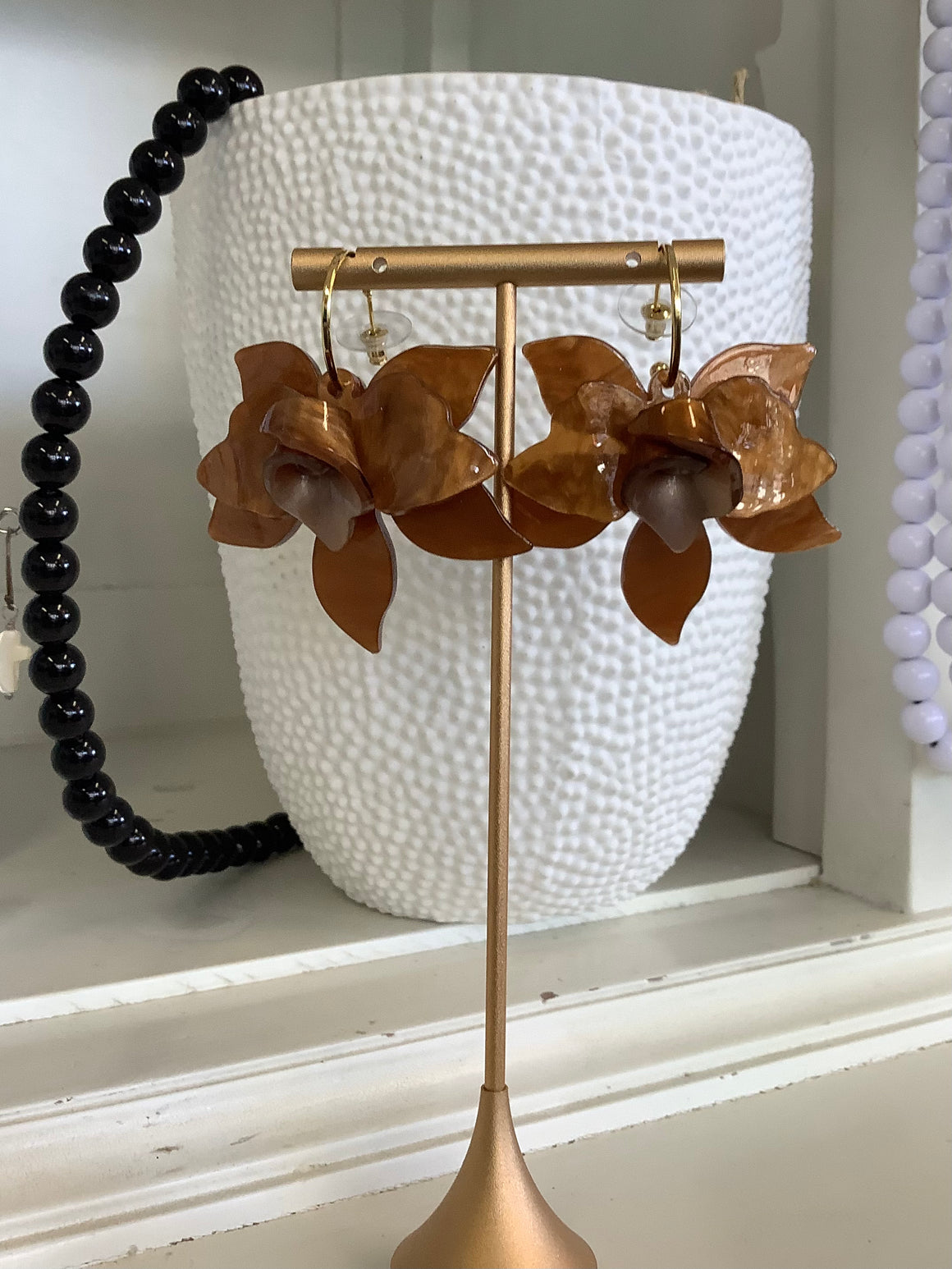 Alinta Earring - Caramel