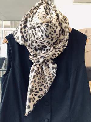 Leopard Print Scarf