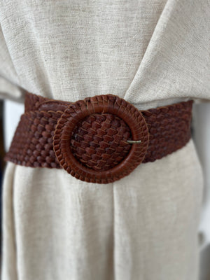 Sonder Leather Belt - Tan