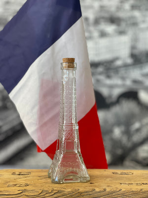 Eiffel Tower Glass Bottle Jar