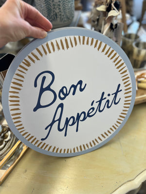 Bon Appétit Cork Back Placemats Set 4