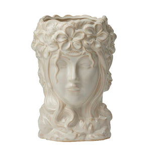 Giulia Ceramic Pot in Ivory