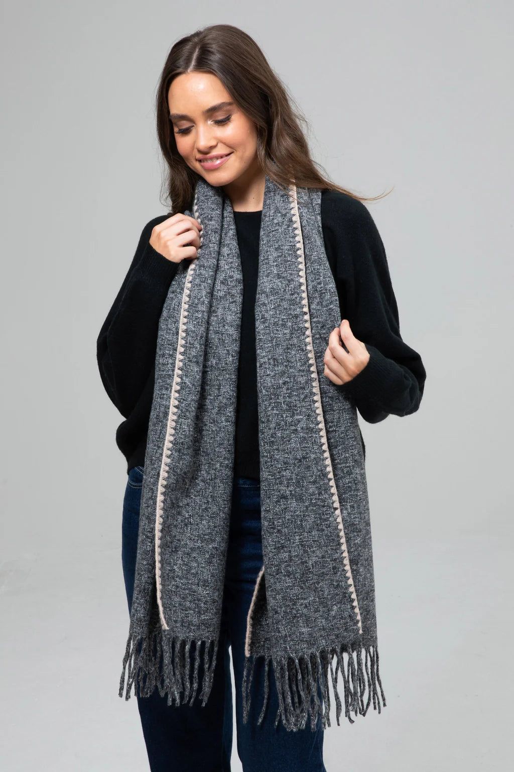 Solana Scarf - Grey