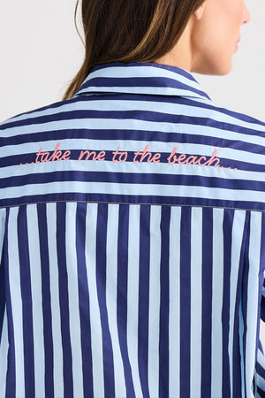 Adrift Shirt - Blue Stripe