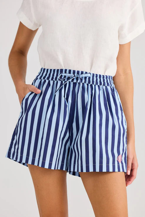 Adrift Short - Blue Stripe