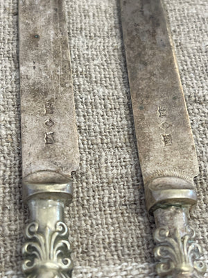 Antique French fruit knives