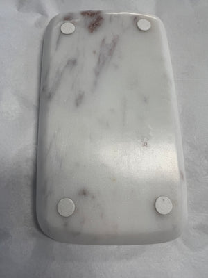 Marble Soap Dish - White