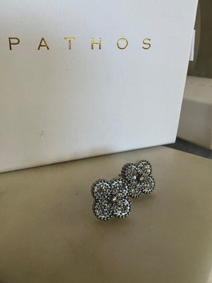 Karpathos Clover Earrings - Silver