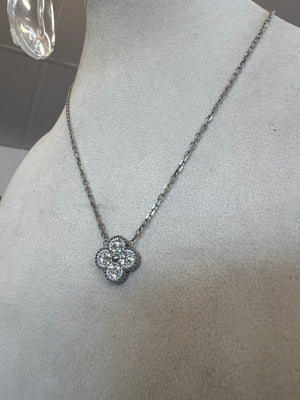 Karpathos Clover Necklace - Silver