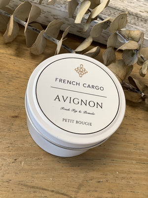 French Cargo Signature Collection - Avignon Travel Tin Scented Candle