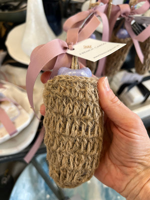 Exfoliating Mitt with French Lavender Soap Set