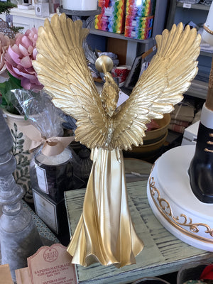 Baroque Gold Angel Statue